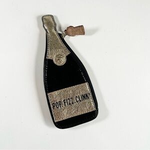 Kate Spade Pop Fizz Clink Champagne Bottle Coin Purse Small Pouch